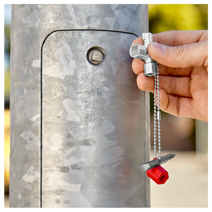 Bộ chìa khóa đa năng, chuyên dùng mở tủ điện công nghiệp KNIPEX 00 11 02 chiều dài 44mm