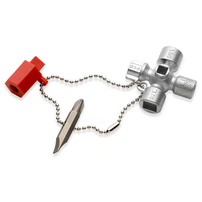 Bộ chìa khóa đa năng, chuyên dùng mở tủ điện công nghiệp KNIPEX 00 11 02 chiều dài 44mm