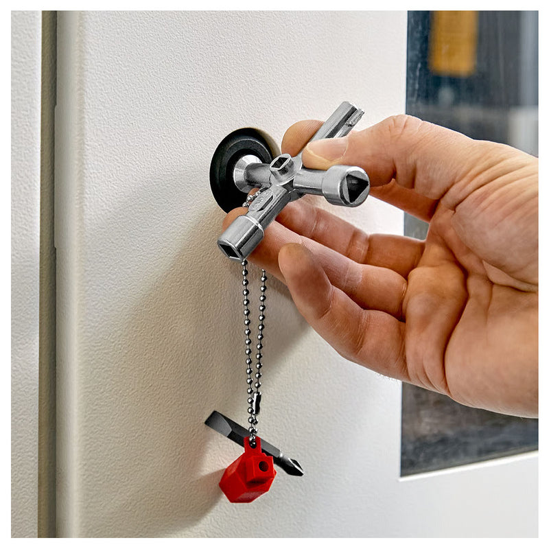 Bộ chìa khóa đa năng, chuyên dùng mở tủ điện công nghiệp KNIPEX 00 11 03 chiều dài 76mm
