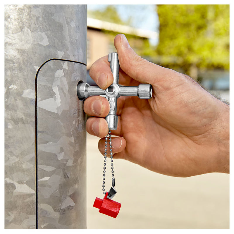 Bộ chìa khóa đa năng, chuyên dùng mở tủ điện công nghiệp KNIPEX 00 11 03 chiều dài 76mm