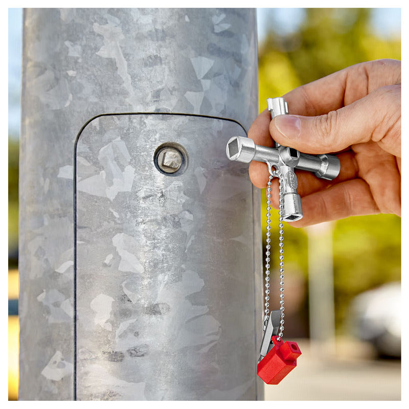 Bộ chìa khóa đa năng, chuyên dùng mở tủ điện công nghiệp KNIPEX 00 11 03 chiều dài 76mm