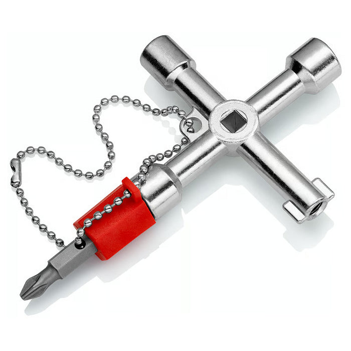 Bộ chìa khóa đa năng, chuyên dùng mở tủ điện công nghiệp KNIPEX 00 11 03 chiều dài 76mm