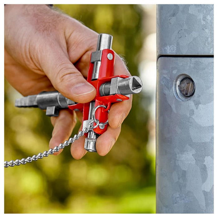 Bộ chìa khóa đa năng, chuyên dùng mở tủ điện công nghiệp KNIPEX 00 11 06 V01 chiều dài 96mm