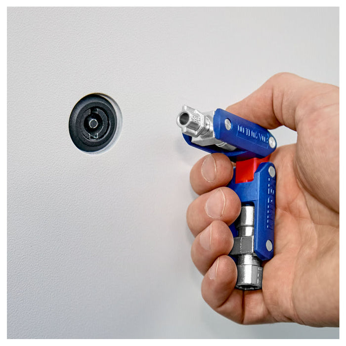 Bộ chìa khóa đa năng, chuyên dùng mở tủ điện công nghiệp KNIPEX 00 11 06 V03 chiều dài 62mm