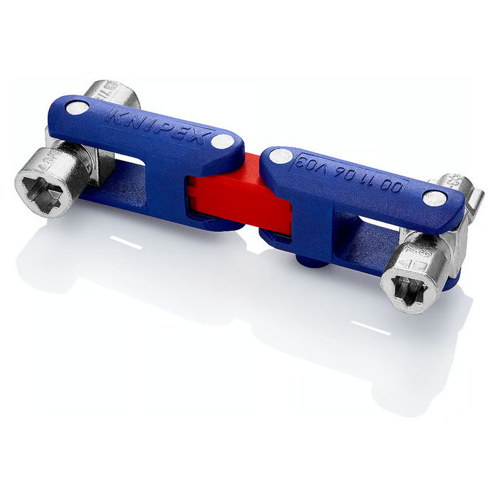 Bộ chìa khóa đa năng, chuyên dùng mở tủ điện công nghiệp KNIPEX 00 11 06 V03 chiều dài 62mm