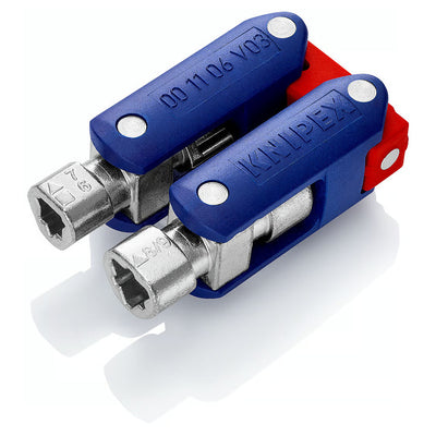 Bộ chìa khóa đa năng, chuyên dùng mở tủ điện công nghiệp KNIPEX 00 11 06 V03 chiều dài 62mm