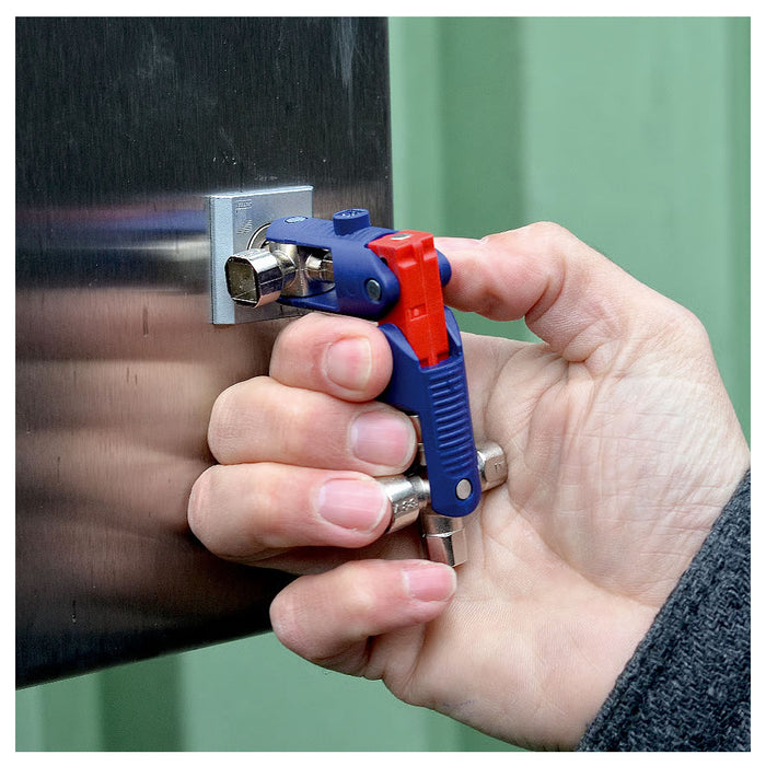 Bộ chìa khóa đa năng, chuyên dùng mở tủ điện công nghiệp KNIPEX 00 11 06 V04 chiều dài 161mm