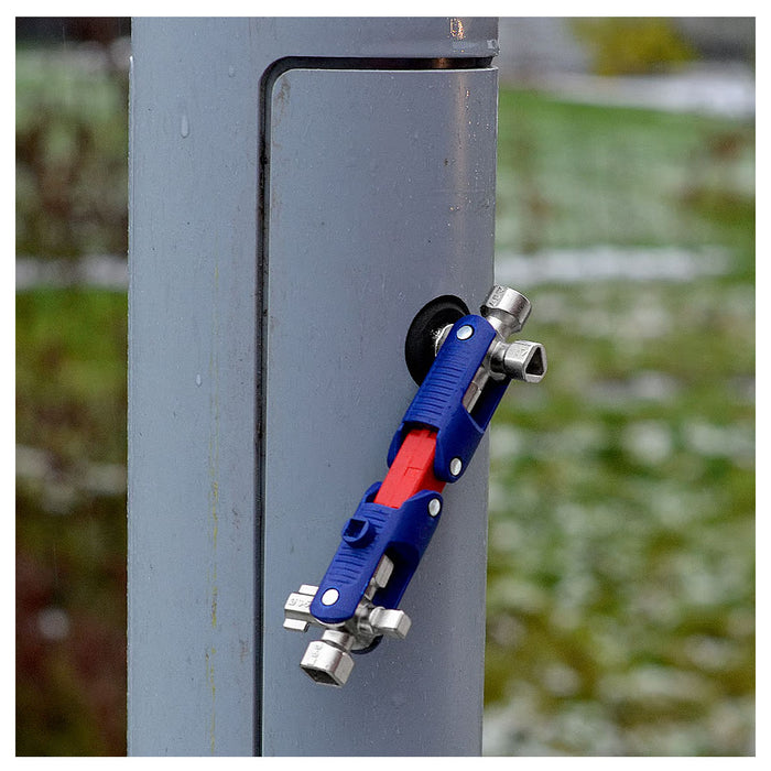 Bộ chìa khóa đa năng, chuyên dùng mở tủ điện công nghiệp KNIPEX 00 11 06 V04 chiều dài 161mm