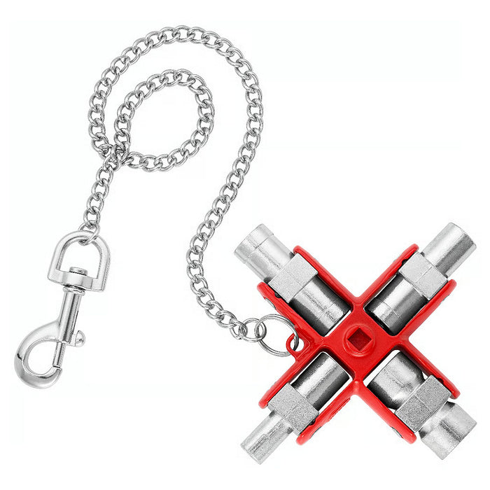 Bộ chìa khóa đa năng, chuyên dùng mở tủ điện công nghiệp KNIPEX 00 11 06 chiều dài 96mm