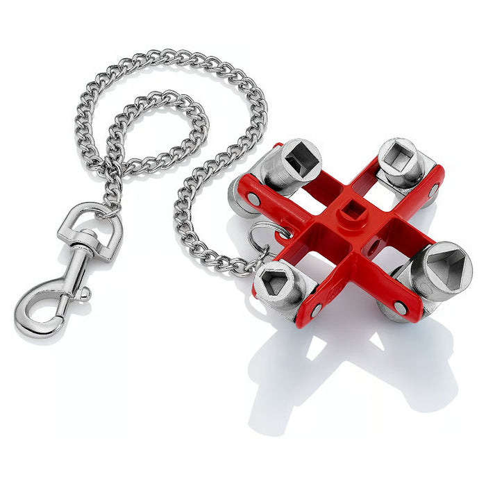 Bộ chìa khóa đa năng, chuyên dùng mở tủ điện công nghiệp KNIPEX 00 11 06 chiều dài 96mm