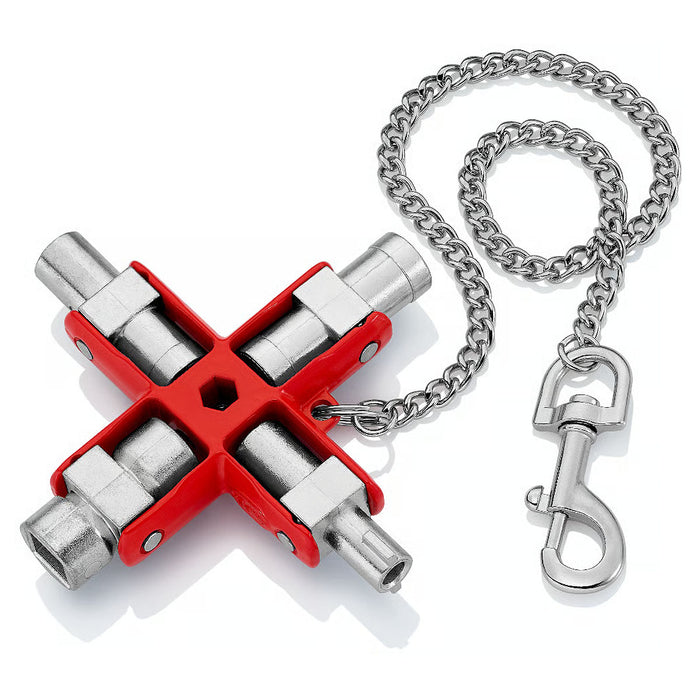 Bộ chìa khóa đa năng, chuyên dùng mở tủ điện công nghiệp KNIPEX 00 11 06 chiều dài 96mm