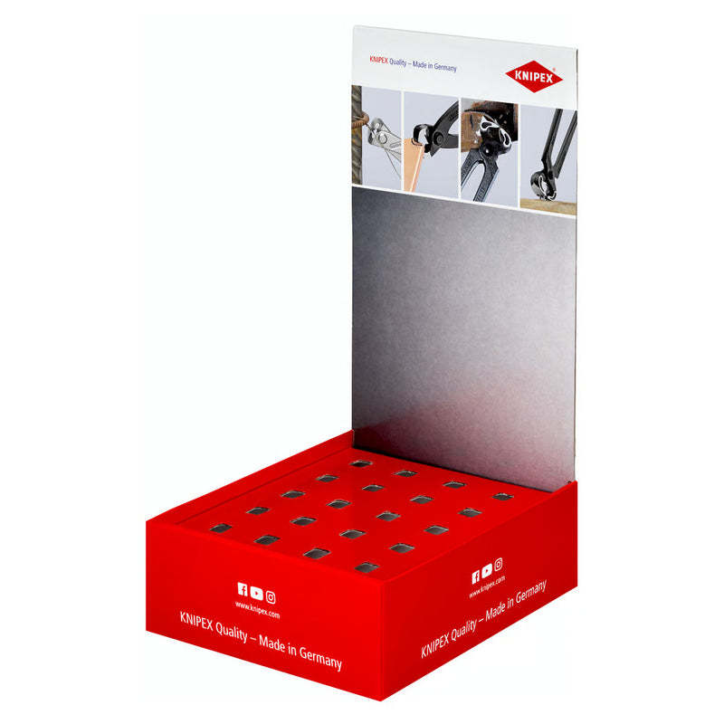 Giá trưng bày sản phẩm bằng bìa cứng KNIPEX trưng bày tối đa 10 sản phẩm