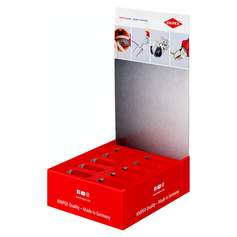 Giá trưng bày sản phẩm bằng bìa cứng KNIPEX trưng bày tối đa 10 sản phẩm