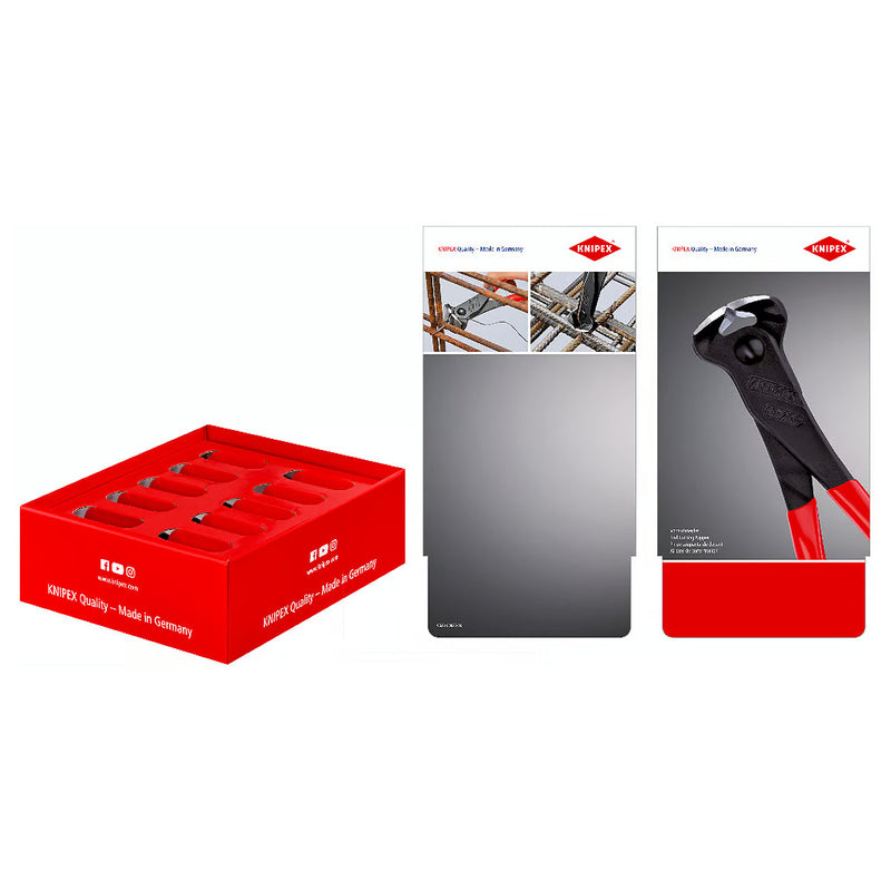 Giá trưng bày sản phẩm bằng bìa cứng KNIPEX 00 18 01 V10 LE cho dòng kim càng cua 68 01 XX