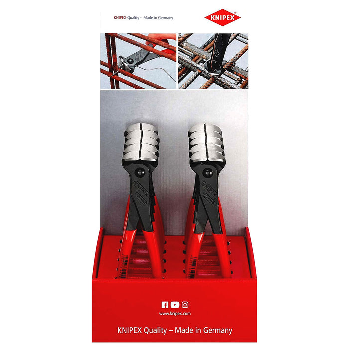 Bộ 10 kìm càng cua 68 01 200, kèm giá trưng bày bằng bìa cứng KNIPEX 00 18 01 V10