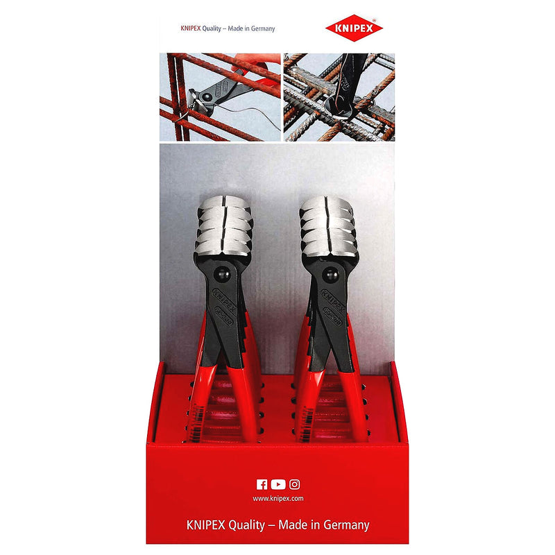 Bộ 10 kìm càng cua 68 01 200, kèm giá trưng bày bằng bìa cứng KNIPEX 00 18 01 V10