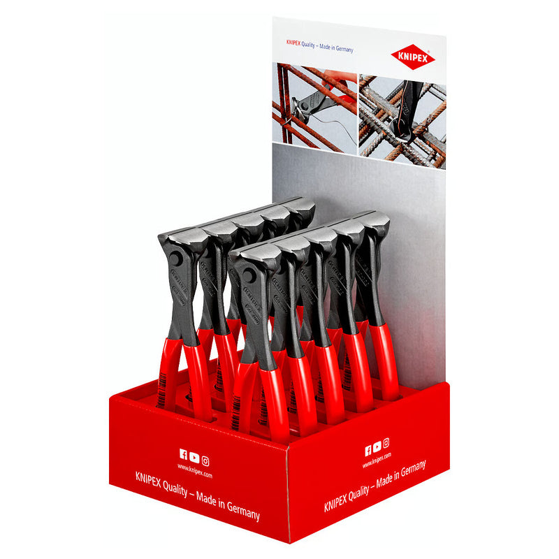 Bộ 10 kìm càng cua 68 01 200, kèm giá trưng bày bằng bìa cứng KNIPEX 00 18 01 V10