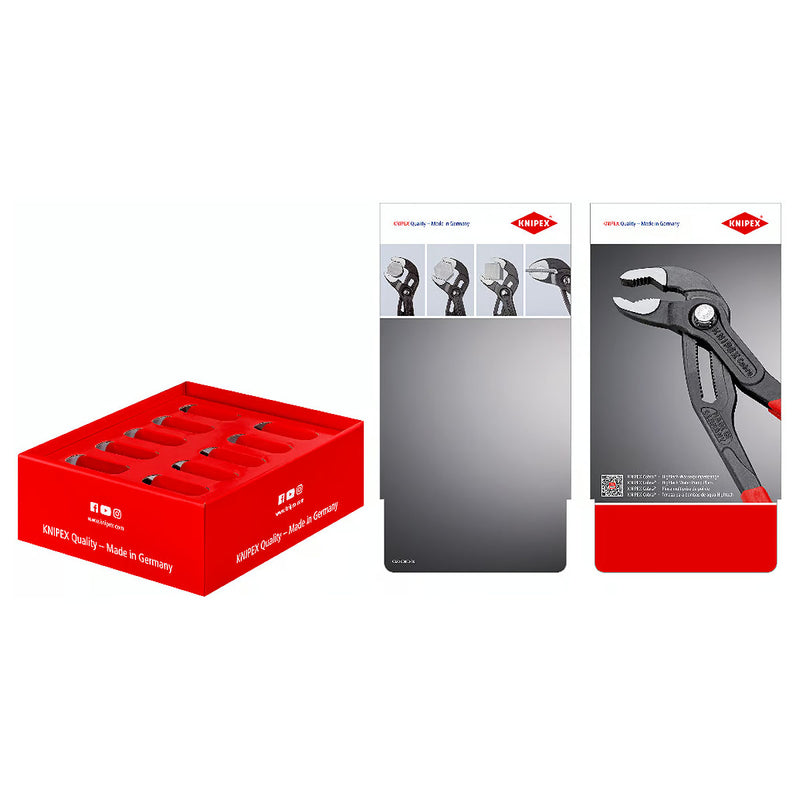Giá trưng bày sản phẩm bằng bìa cứng KNIPEX 00 18 01 V11 LE cho dòng kìm mỏ quạ 87 01 250