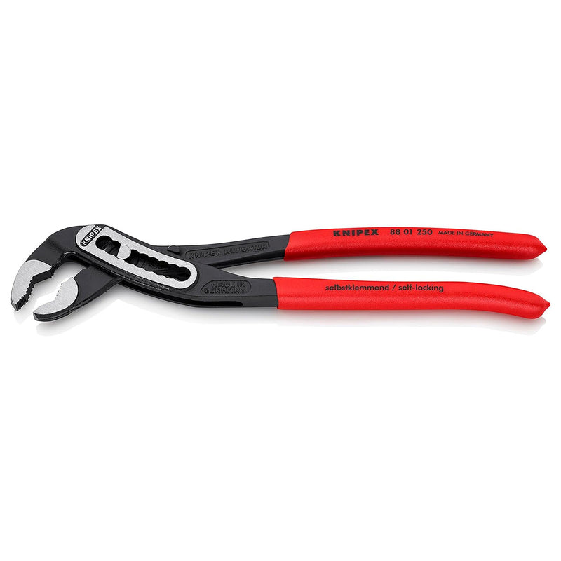 Bộ 10 kìm mỏ quạ dòng Alligator 88 01 250, kèm giá trưng bày bằng bìa cứng KNIPEX 00 18 01 V12