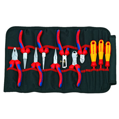 Bộ dụng cụ chuyên dùng cho kỹ thuật viện điện tuyến viễn thông 11 chi tiết KNIPEX 00 19 41