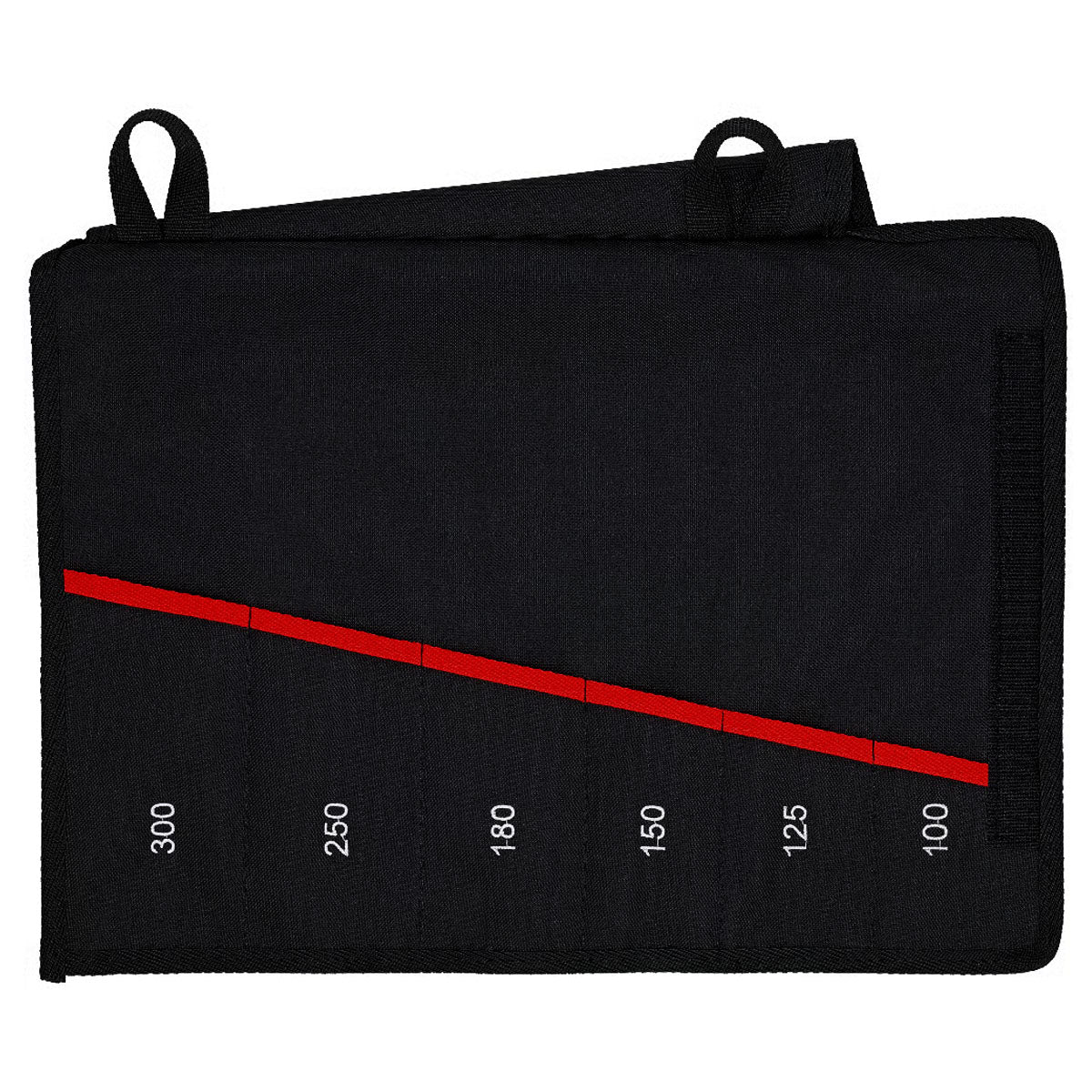 Túi vải dạng cuộn Polyester 6 ngăn dùng chứa kìm mỏ quạ KNIPEX 00 19 55 S4 LE