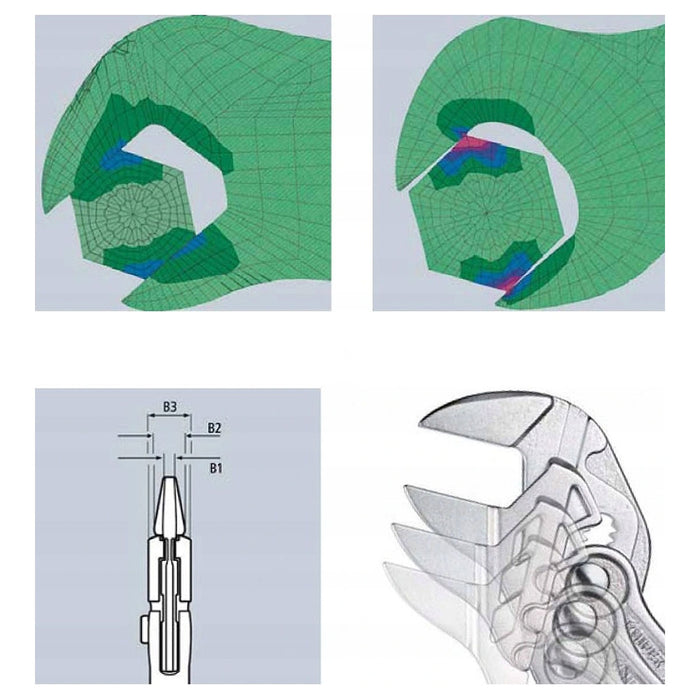 Bộ kìm mỏ quạ 5 chi tiết KNIPEX 00 19 55 S4