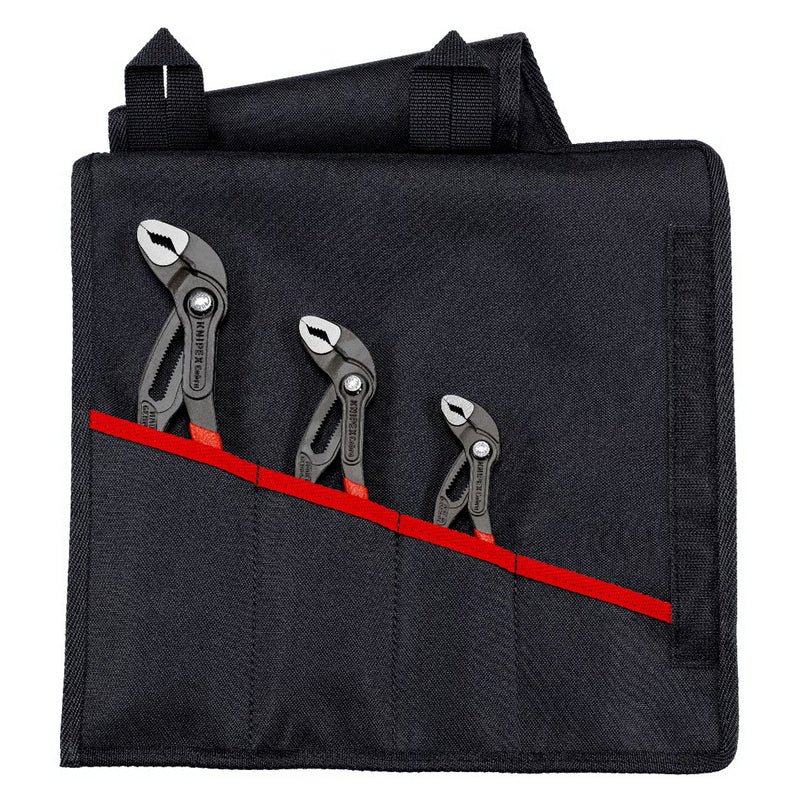 Bộ kìm mỏ quạ dòng Cobra High-Tech 3 chi tiết KNIPEX 00 19 55 S8