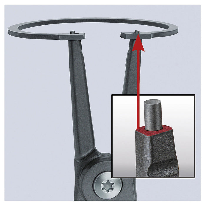 Bộ kìm mở phe, đầu mũi siêu mảnh 4 chi tiết KNIPEX 00 19 57 khả năng mở phe từ Ø12mm - Ø60mm