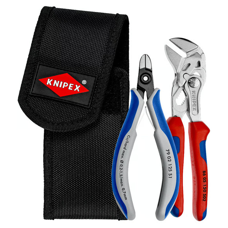 Bộ kìm 2 chi tiết, kèm túi đeo hông KNIPEX 00 19 72 V01