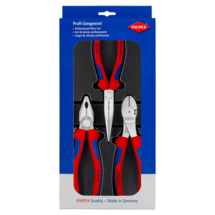 Bộ kìm 3 chi tiết KNIPEX 00 20 11 V01