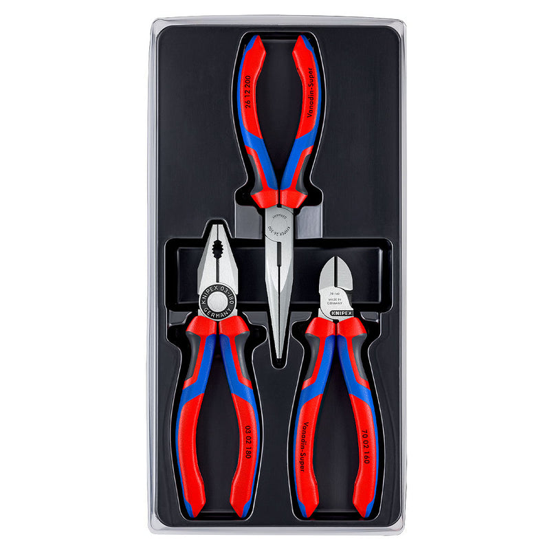 Bộ kìm 3 chi tiết KNIPEX 00 20 11