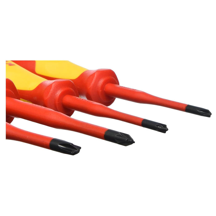 Bộ tua vít kết hợp Plus/Minus Phillips, Pozidriv 6 chi tiết KNIPEX 00 20 12 V05 cách điện 1000V