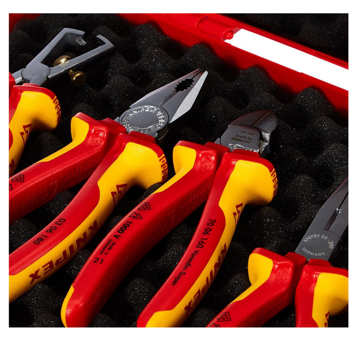 Bộ kìm cách điện 1000V 4 chi tiết KNIPEX 00 20 15