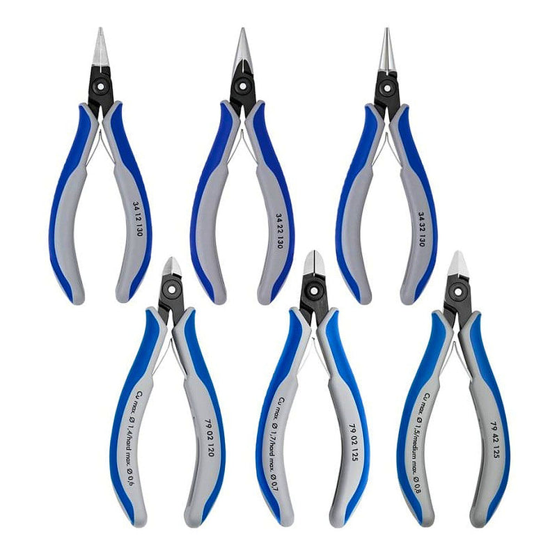 Bộ kìm chuyên dùng cho linh kiện điện tử 6 chi tiết KNIPEX 00 20 16 P