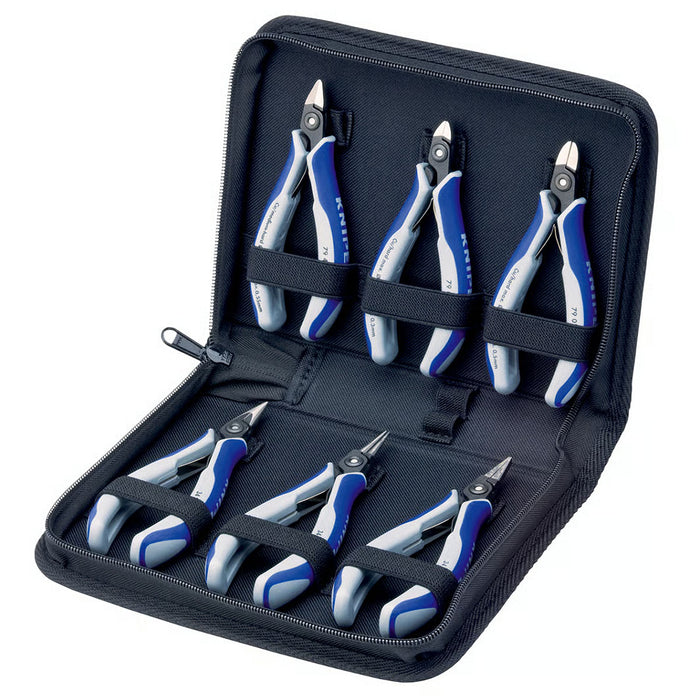 Bộ kìm chuyên dùng cho linh kiện điện tử 6 chi tiết KNIPEX 00 20 16 P