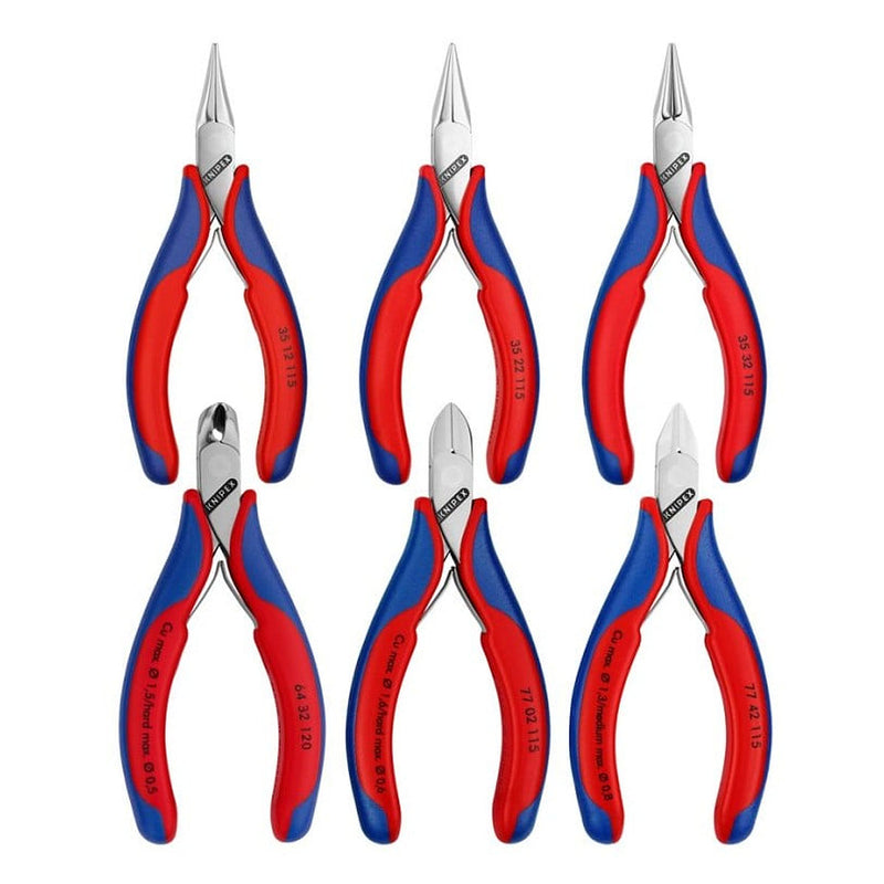 Bộ kìm chuyên dùng cho linh kiện điện tử 7 chi tiết KNIPEX 00 20 16