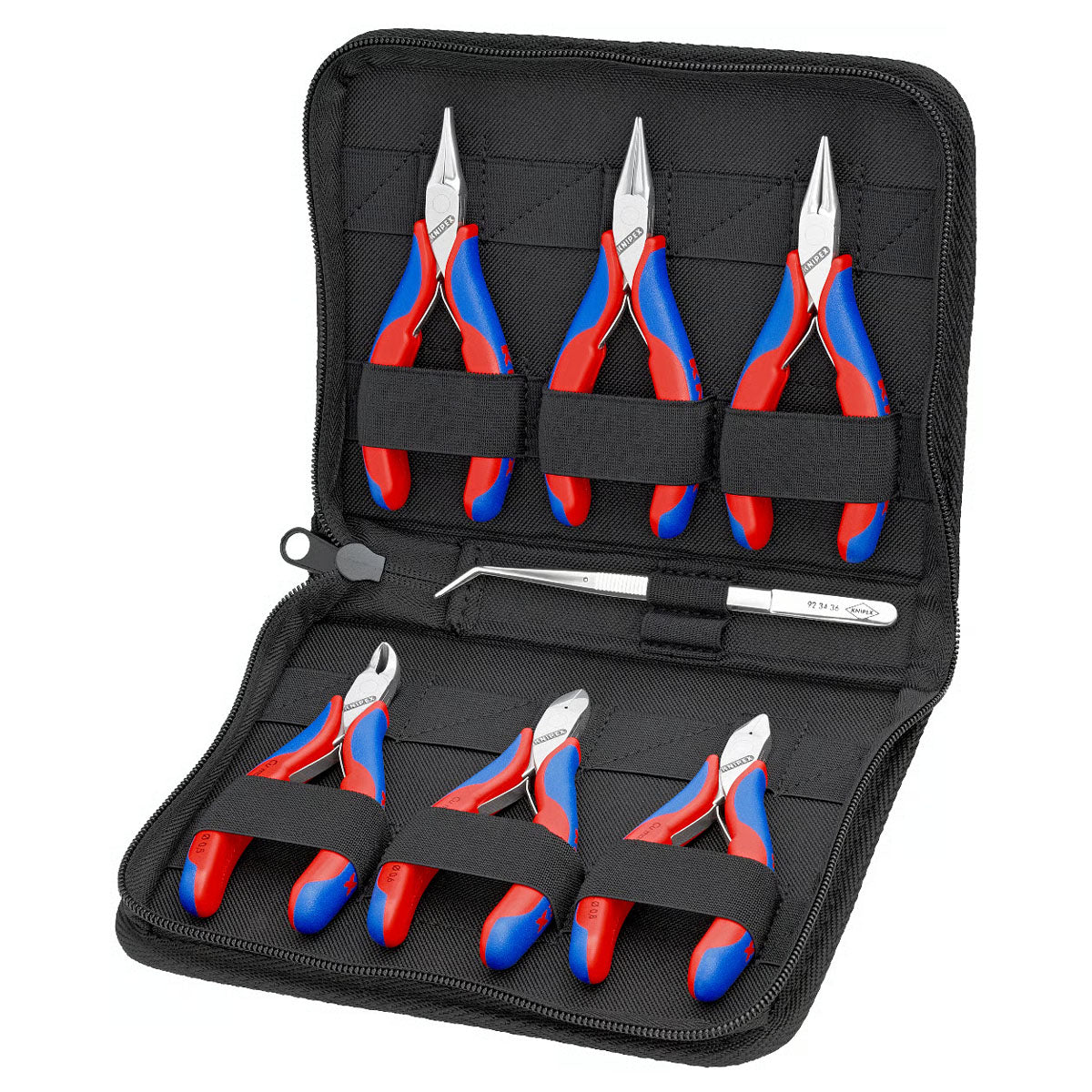 Bộ kìm chuyên dùng cho linh kiện điện tử 7 chi tiết KNIPEX 00 20 16