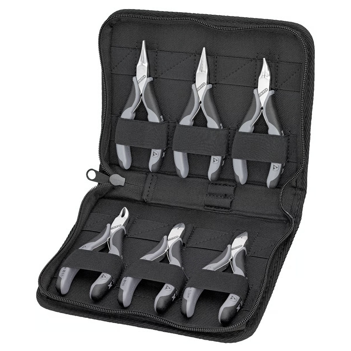 Bộ kìm chống tĩnh điện chuyên dùng cho linh kiện điện tử 6 chi tiết KNIPEX 00 20 17