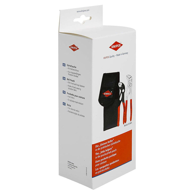Bộ kìm mỏ quạ mini 2 chi tiết, kèm túi đeo hông KNIPEX 00 20 72 V01