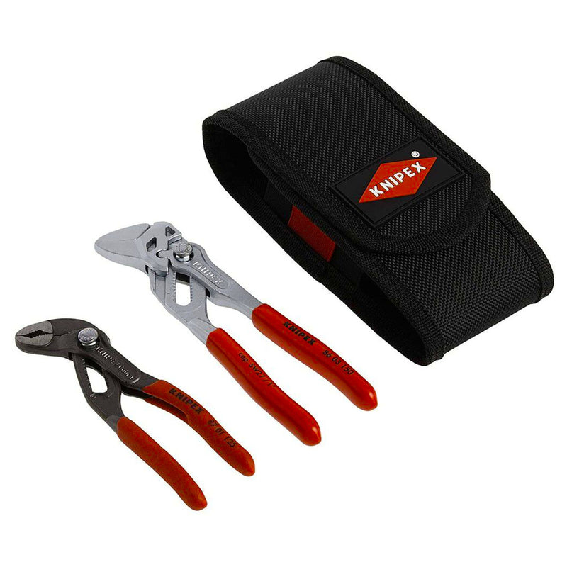 Bộ kìm mỏ quạ mini 2 chi tiết, kèm túi đeo hông KNIPEX 00 20 72 V01