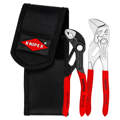 Bộ kìm mỏ quạ mini 2 chi tiết, kèm túi đeo hông KNIPEX 00 20 72 V01
