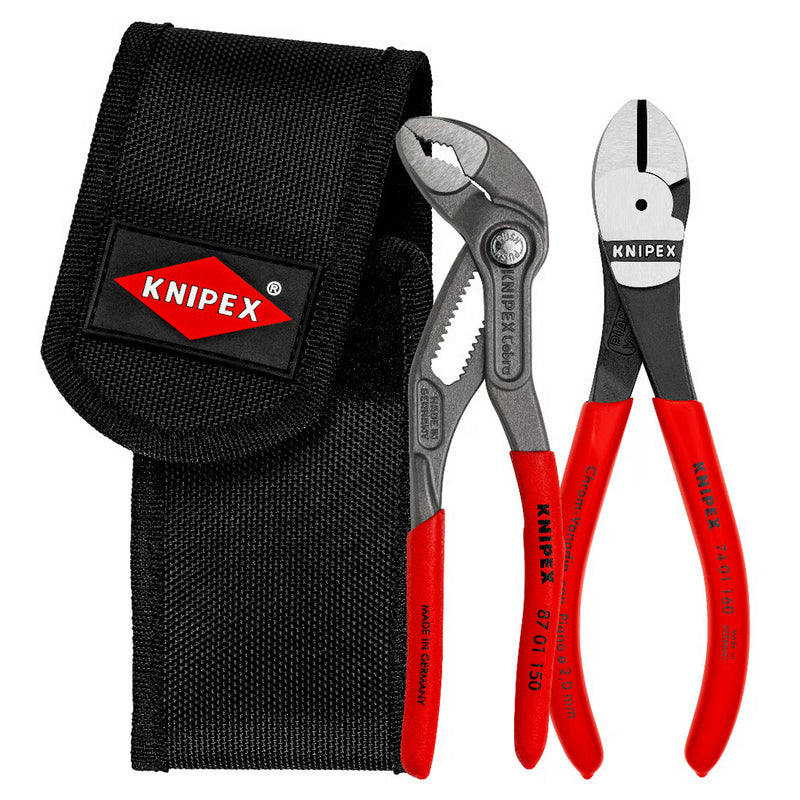 Bộ kìm 2 chi tiết, kèm túi đeo hông KNIPEX 00 20 72 V02