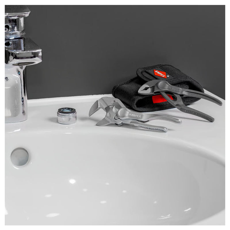 Bộ kìm mỏ quạ mini 2 chi tiết, kèm túi đeo hông KNIPEX 00 20 72 V04 XS