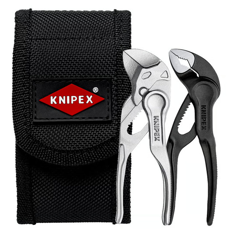 Bộ kìm mỏ quạ mini 2 chi tiết, kèm túi đeo hông KNIPEX 00 20 72 V04 XS