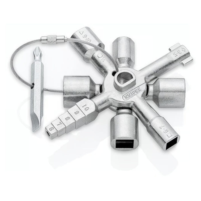 Bộ dụng cụ chuyên dùng cho thi công, bảo trì thiết bị điện 10 chi tiết KNIPEX 00 20 90 V01 cách điện 1000V