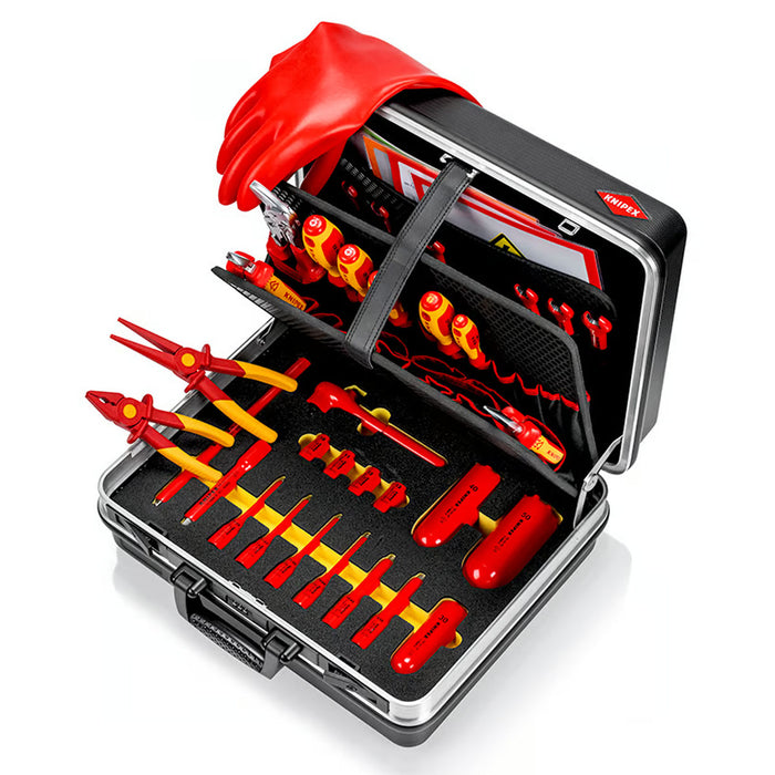 Bộ dụng cụ cách điện 1000V 34 chi tiết KNIEPX 00 21 05 EV