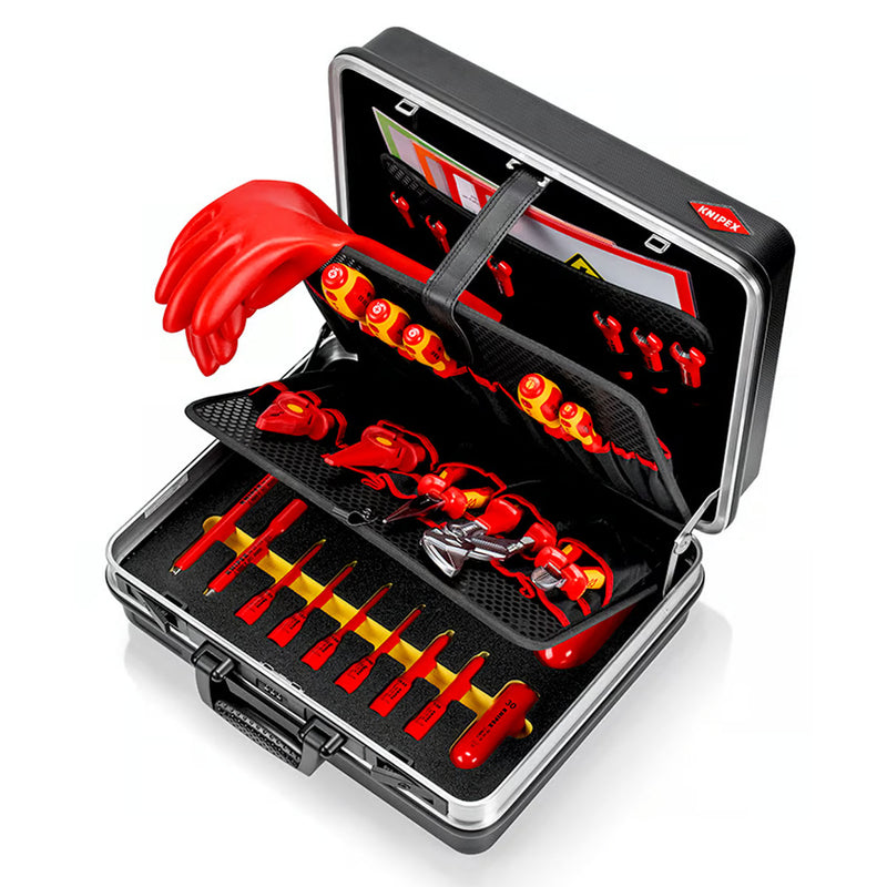 Bộ dụng cụ cách điện 1000V 34 chi tiết KNIEPX 00 21 05 EV