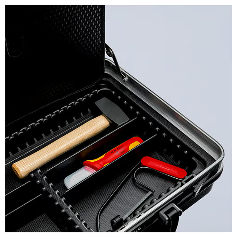 Vali chứa dụng cụ BIG Basic KNIPEX 00 21 05 LE chất liệu nhựa ABS, khung viền nhôm