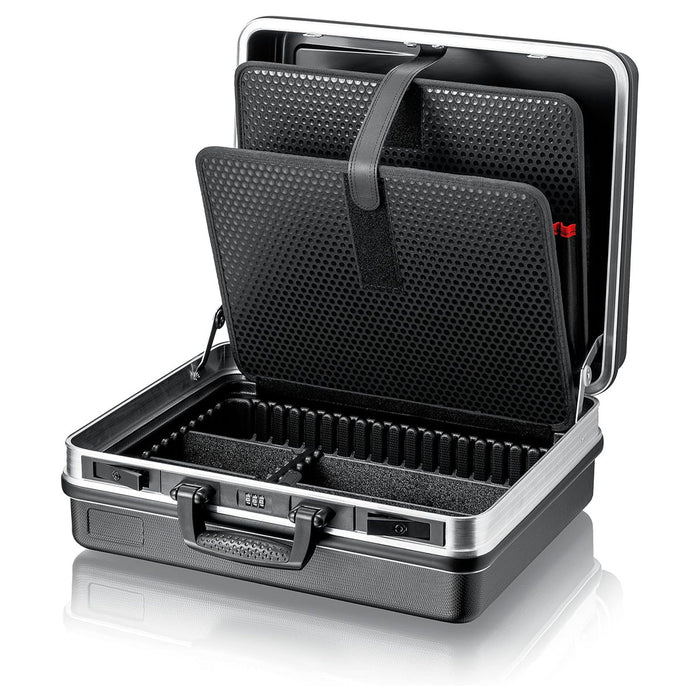 Vali chứa dụng cụ BIG Basic KNIPEX 00 21 05 LE chất liệu nhựa ABS, khung viền nhôm