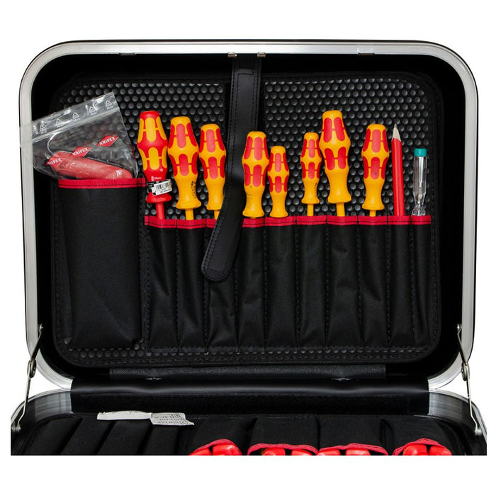 Bộ dụng cụ chuyên dùng cho thi công, bảo trì thiết bị điện 24 chi tiết KNIPEX 00 21 06 HL S cách điện 1000V